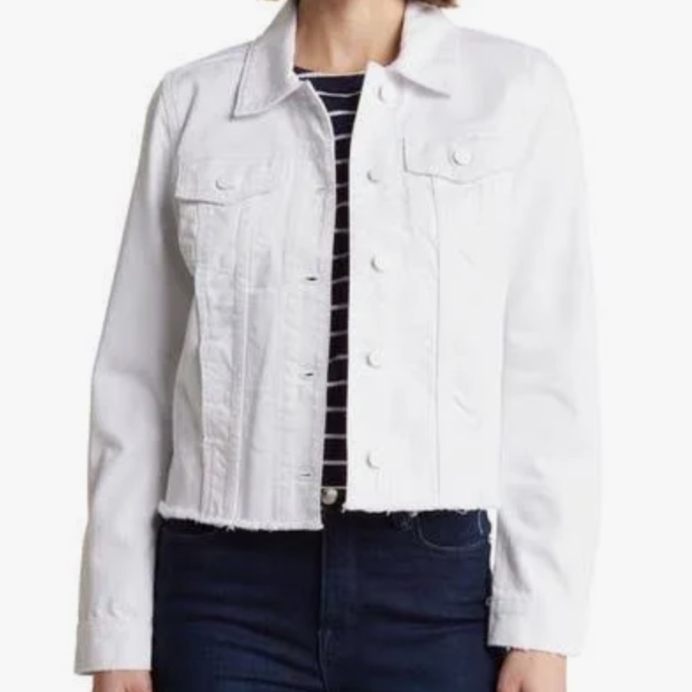 KUT From the Kloth: Kara White Denim Jacket
